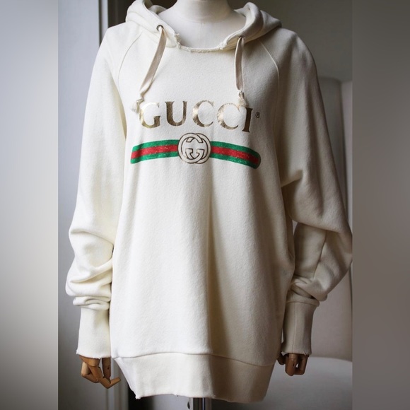 New Gucci Off White Hoodie Logo and embroidery size L www.osp.byczyna.info